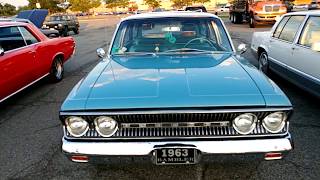 1963 LIGHT BLUE AMC RAMBLER 770 CROSS COUNTRY STATION WAGON