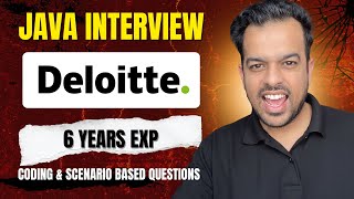 Deloitte Java Interview Questions (6 Years Exp) — Real Questions Shared by Subscriber