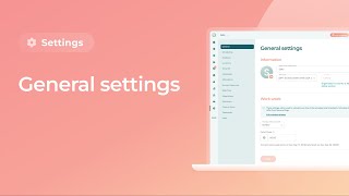 General settings