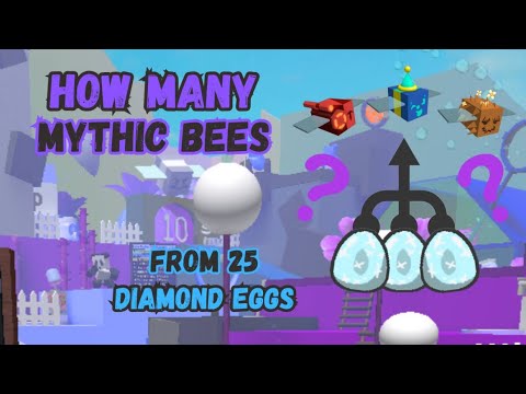 Can you hatch MYTHIC BEES from DIAMOND EGGS?