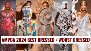 AMVCA 2024 Best & Worst Dress Looks. Africa Magic Viewers Choice Awards 10 Red C