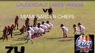 🔥FYFL PLAYOFFS 7U ACTION LAUDERDALE LAKES VIKINGS(DOGG POUND)954 VS MIAMI GARDENS CHIEFS (305)