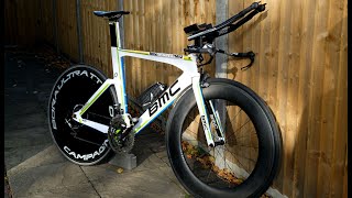 BMC time machine TM02 time trial bike with Campagnolo EPS, power meter, race wheelset