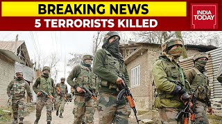 J&K: 5 Terrorists, Including Top JeM Commander Zahid Wani, Killed In Dual Encounters | Breaking News