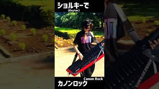 ショルキー(keytar)でカノンロック/Canon Rock #弾いてみた #ショルキー #shorts 【AX-Edge】2019 耳コピ/オケ制作/演奏AX-U3