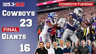 Reaction Tuesday: Cowboys 23, Giants 16