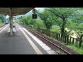 jr西日本 ｷﾊ120系 301 303 普通 亀山行き 250d 亀1 亀11行路 @笠置 発車