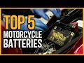 Best Motorcycle Batteries 2023 | Top 5 Best Motorcycle Batteries On Amazon