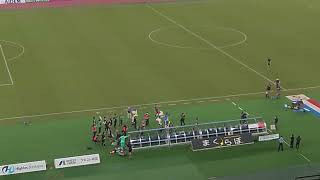 2022 J1.LEAGUE【第29節】横浜F・マリノスvsアビスパ福岡　試合後ベンチ前でのセレブレーション