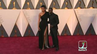 Kevin Hart and his wife hits the Oscars Red Carpet