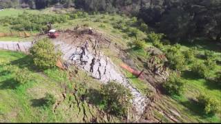 Landslide Drone Footage