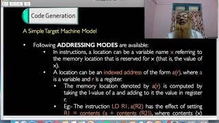 Code Generation (Compiler Design) - A Simple Target Machine Model