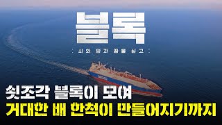 [특집다큐] 쇳조각 블록이 모여 선박 한 척🚢이 만들어지기까지, '선박 공정의 대장정'을 따라 살펴본 전남 조선업 ｜블록 – 쇠와 땀과 꿈을 싣고 241019