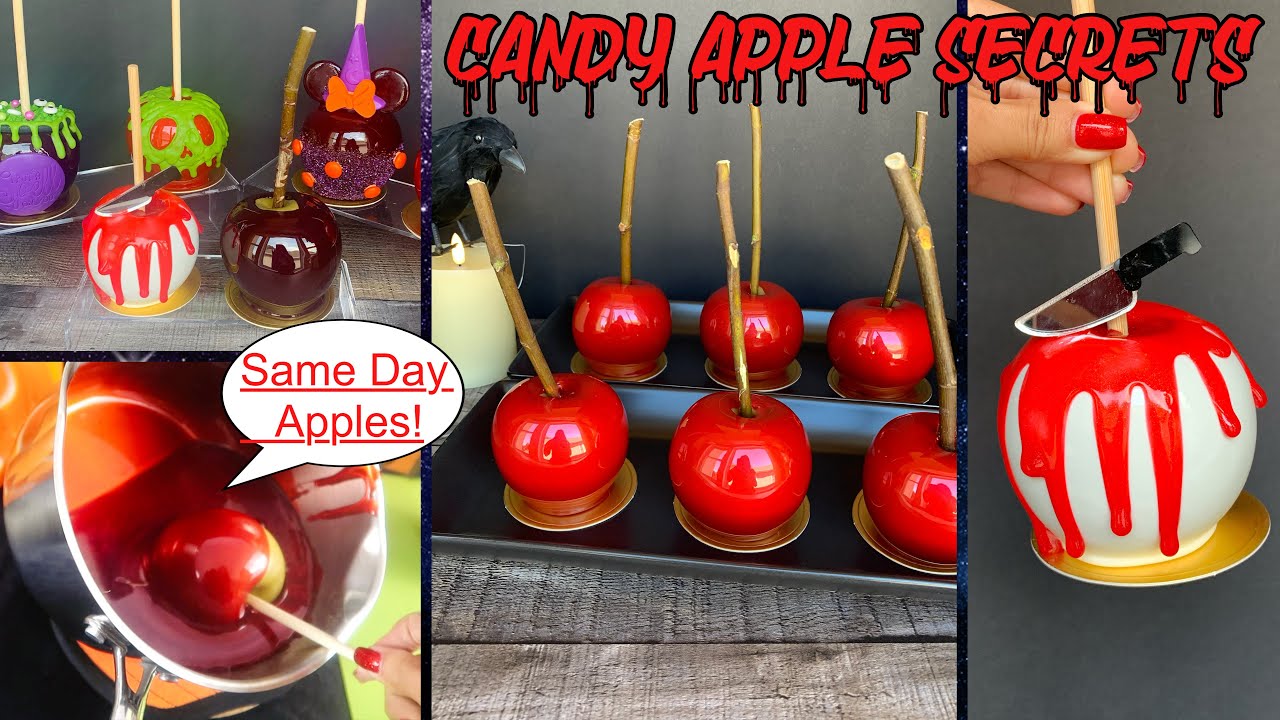 How To Make Your Candy Apples LAST FOR 1 WEEK | Same Day Apple Method ...