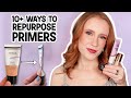 10+ WAYS TO REPURPOSE A FACE PRIMER // Project Pan Tips To Use Up Primers