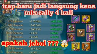 mix rally vs rally trap f2p, NEKAT nahan 4× rally #lordsmobile #rallytraplordsmobile