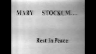 Mary Stockum Rest in Peace Coshocton, Ohio Urban Legend