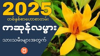 ကဆုန်လတွင် မွေးဖွားသူများအတွက် 2025 ခုနှစ် တစ်နှစ်စာဟောစာတမ်း