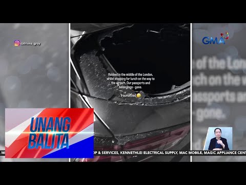 Catriona Gray, nanakawan ng passport at iba pang gamit sa London | Unang Balita