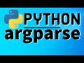 Python argparse and command line arguments