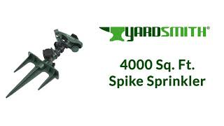 Yardsmith 4,000 Square Foot Spike Sprinkler