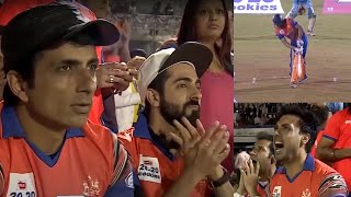 Team Punjab De Sher Looking Tensed On Bhojpuri Dabanggs Tough Bowling Attack