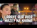 LARAYE AUR PHIR MAZEY KA KHANA | BURNS ROAD WITH MINAL