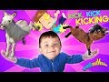 FUNNY GOATS, SAD GOATS, DONKEY KICKS & BAD JOKES (FUNnel Family Vlog)