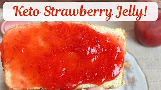 Keto Strawberry Jelly! Delicious!