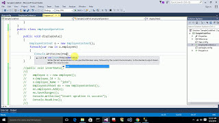Entity Framework Code First approach in .NET || Displaying the table data using code | 3
