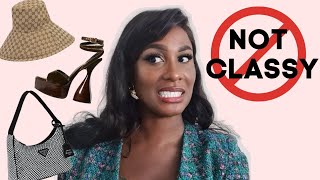 9 DESIGNER ITEMS ELEGANT WOMEN NEVER WEAR | These Items are NOT Classy.