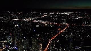 Surfers Paradise. Gold Coast night view黄金海岸冲浪者天堂航拍夜景