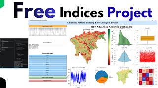 Free Python GIS Project for Remote Sensing | Advanced NDVI Analysis Dashboard System
