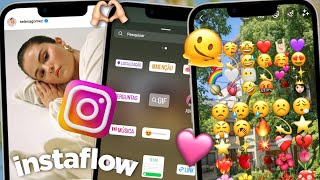 InstaFlow ATUALIZADO 2022 ~ Instagram estilo IPHONE com EMOJIS IOS 16 + REPOST com BORDAS CURVADAS 🌺