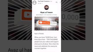 Congratulations 👏 on 10K Subscribers #viral #trend #funny #challenge #song #new #status #news #allah
