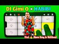 Habibi Albania Remix In Piano | DJ Gimi O × Habibi Remix In Walkband By SB GALAXY