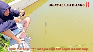 PERTAMA MANCING DI AIR ASIN‼️DIBAWAH TERIK SINAR MATAHARI ‼️ | #mancing #fishing