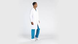 WonderWink® Men's Long Lab Coat. WW5172