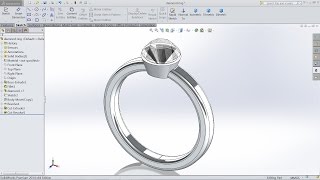 SolidWorks tutorial Diamond Ring