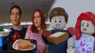 Lego Spiderman-Peter Saves Mary Jane | Peter VS Flash Scene