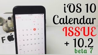 iOS 10.2 Beta 7 + Calendar Issue