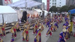 十人十彩　土佐のおきゃく　よさこい春の舞　中央公園　2015 3 15　その１