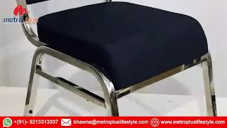 Buy Banquet Stainless Steel Chair by Metro Plus Life Style