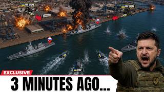 Ukrainian USVs Slip Into Sevastopol Harbor – Minutes Later, Russia’s Naval Logistics Collapse!