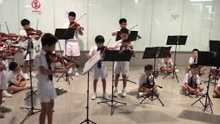 Violin1, String Ensemble Maris Stella High, Outdoor Performance, 9July2017