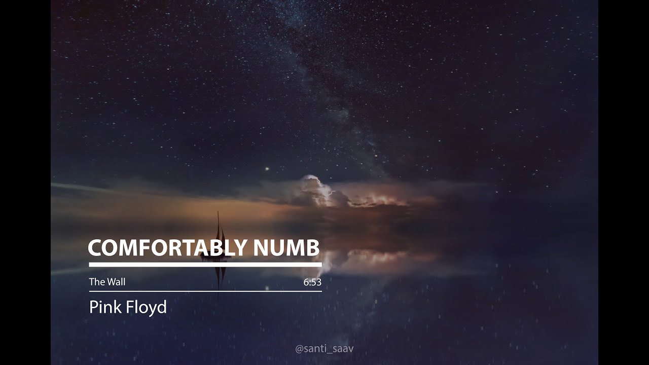 Comfortably Numb [Pink Floyd - Lyrics] - YouTube