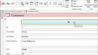 Access 2013 Formatting Forms