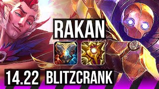 RAKAN & Jhin vs BLITZCRANK & Varus (SUP) | KR Master | 14.22