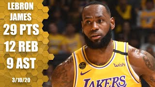 LeBron gets a near triple-double in Lakers vs. Nets thriller | 2019-20 NBA Highlights