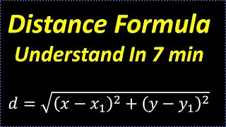 Learn The Distance Formula In 7 Minutes (FAST REVIEW)